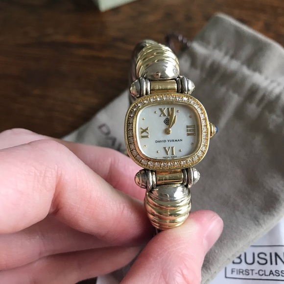 David Yurman diamond bezel watch - Picture 2 of 8